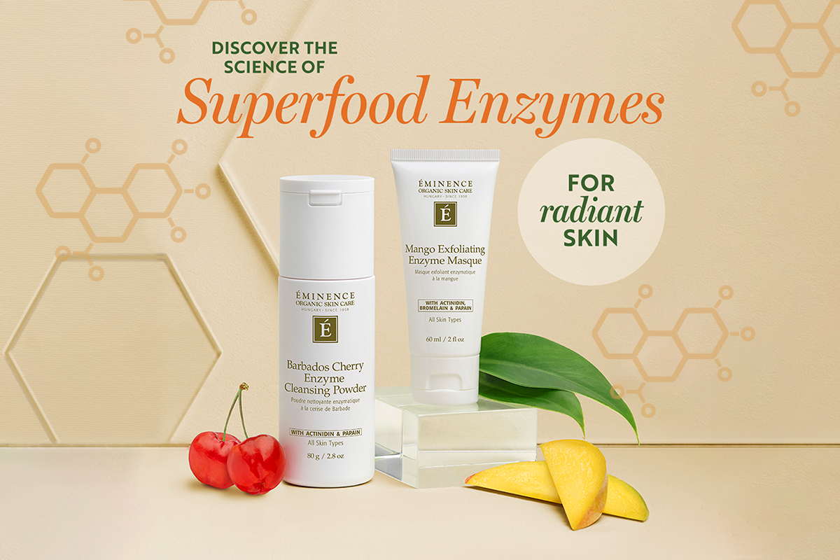 Reveal Your Best Skin: The Power of Eminence Organics' NEW Superfood Enzyme Collection