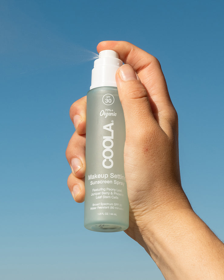 COOLA Organic Face Makeup Setting Spray Sunscreen SPF30