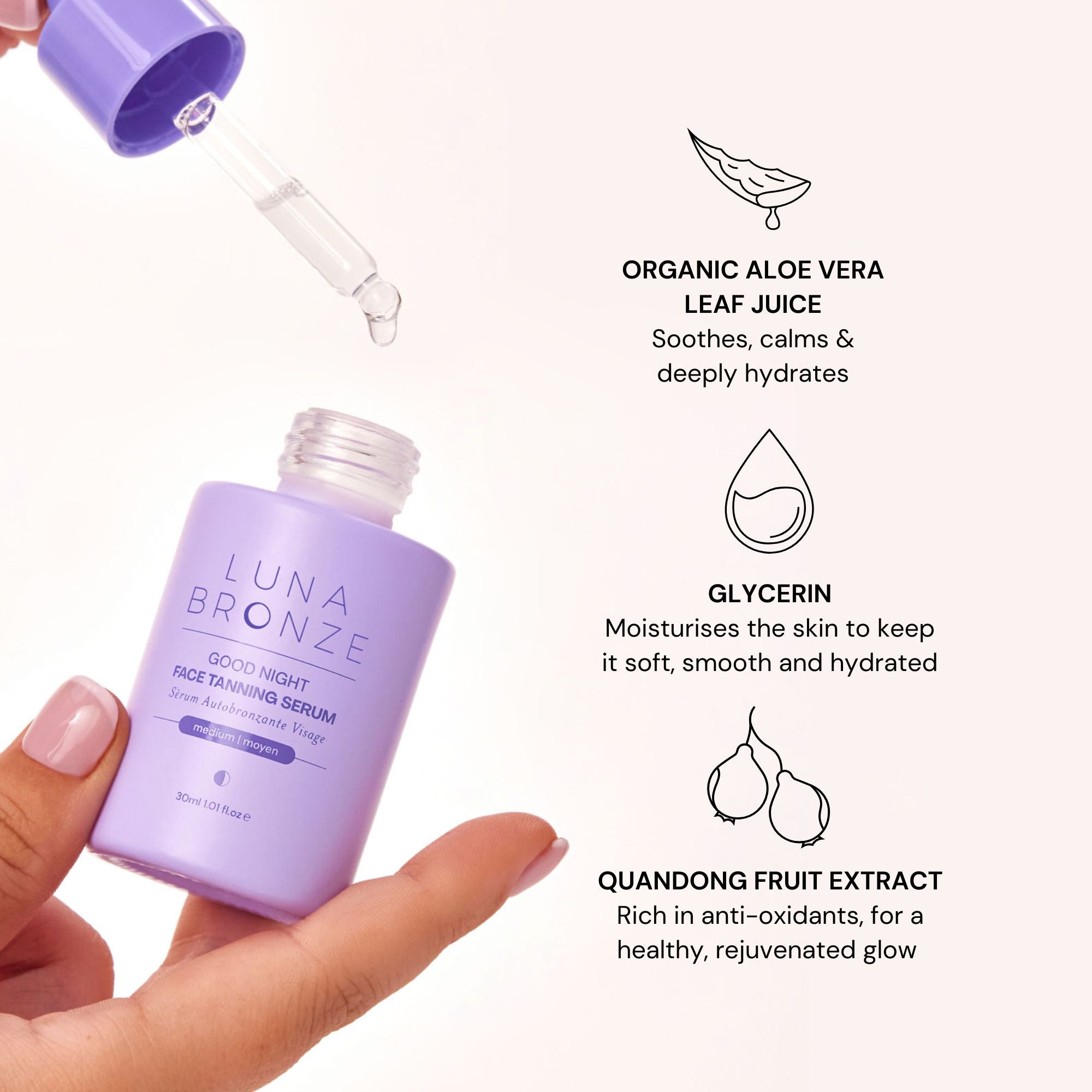 Luna Bronze - Good Night Face Tanning Serum