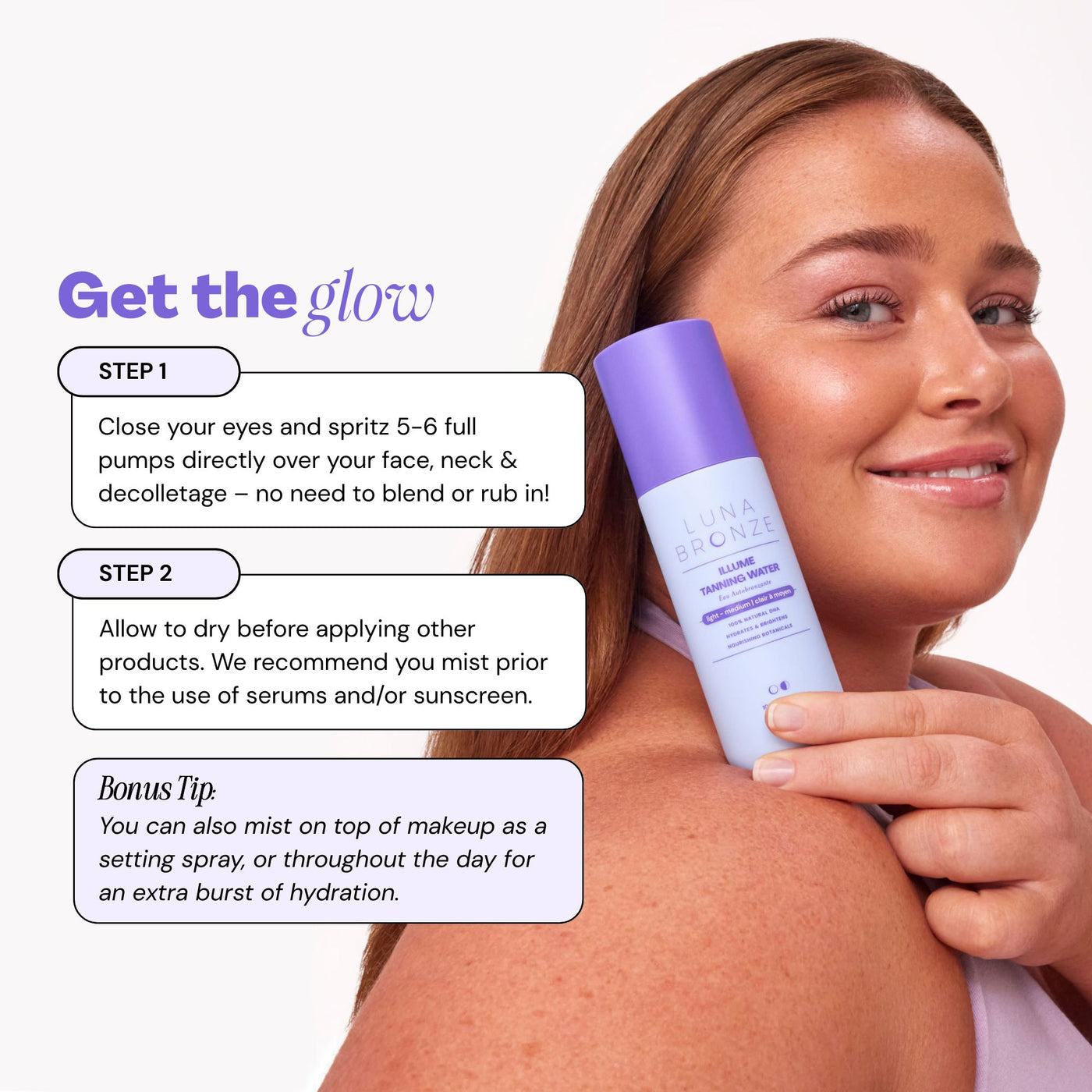 Luna Bronze - Illume Face Tanning Water