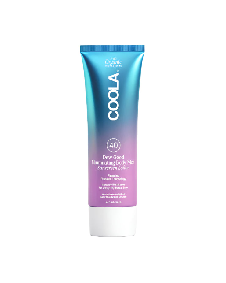 COOLA Dew Good Illuminating Body Melt Lotion SPF 40 • Organic • Lotion