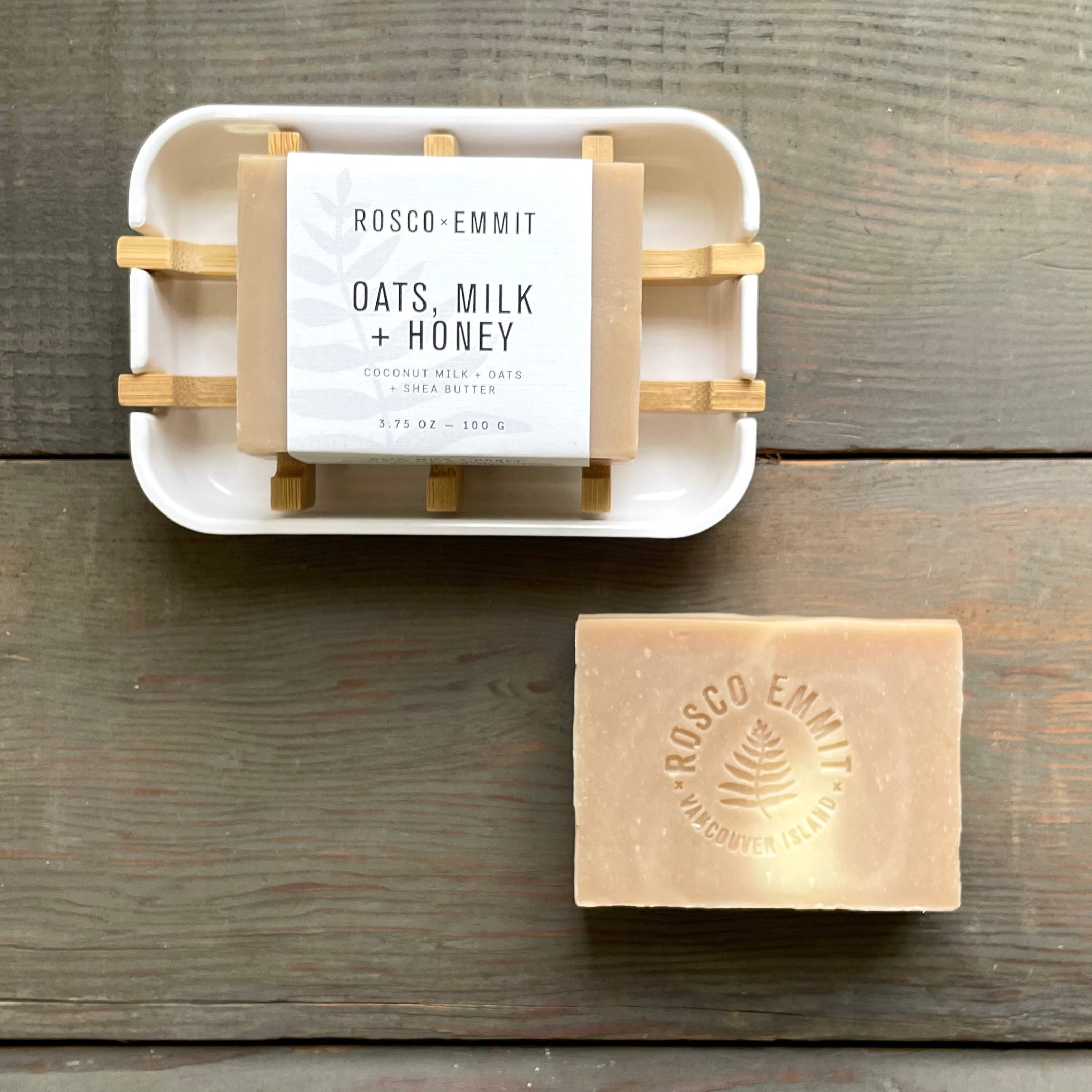 Rosco Emmit Soap - Oats, Milk + Honey
