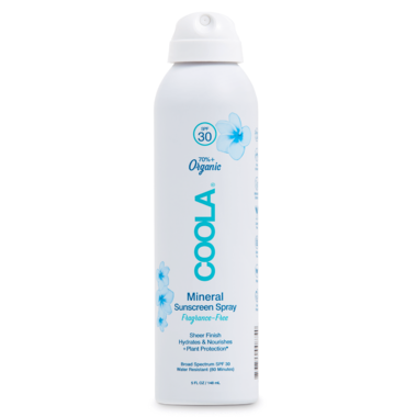 COOLA Organic Mineral Body Sunscreen Spray SPF 30 - Fragrance Free