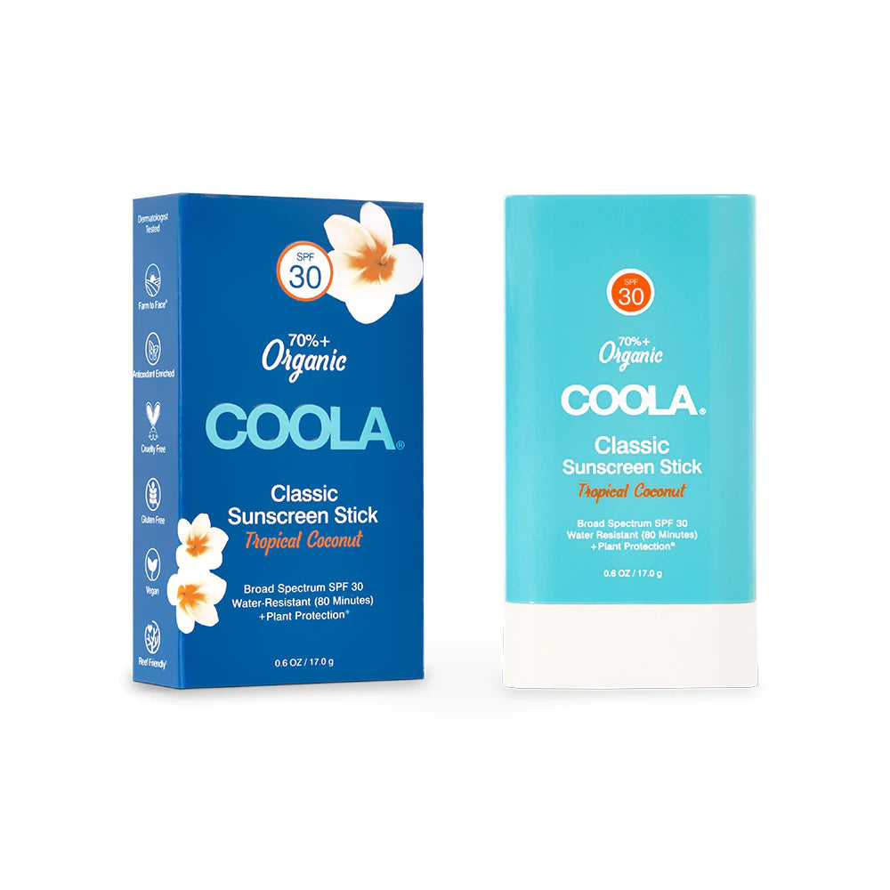 COOLA Organic Classic Sunscreen Stick SPF30 - Tropical Coconut