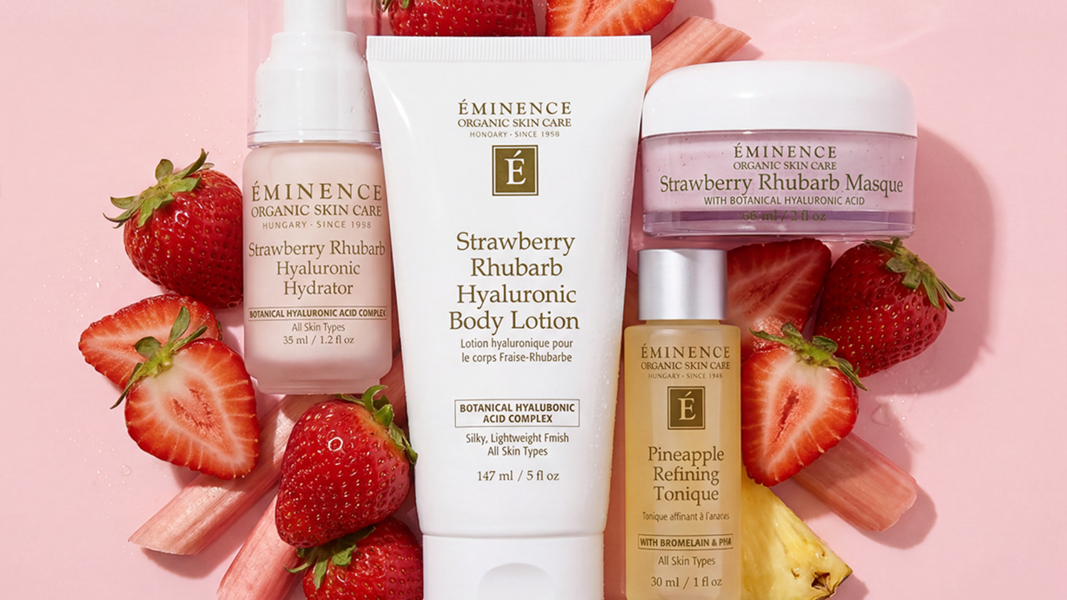 Bright, Dewy, Hydrated: Why the Strawberry Rhubarb Collection Belongs in Your Summer Routine