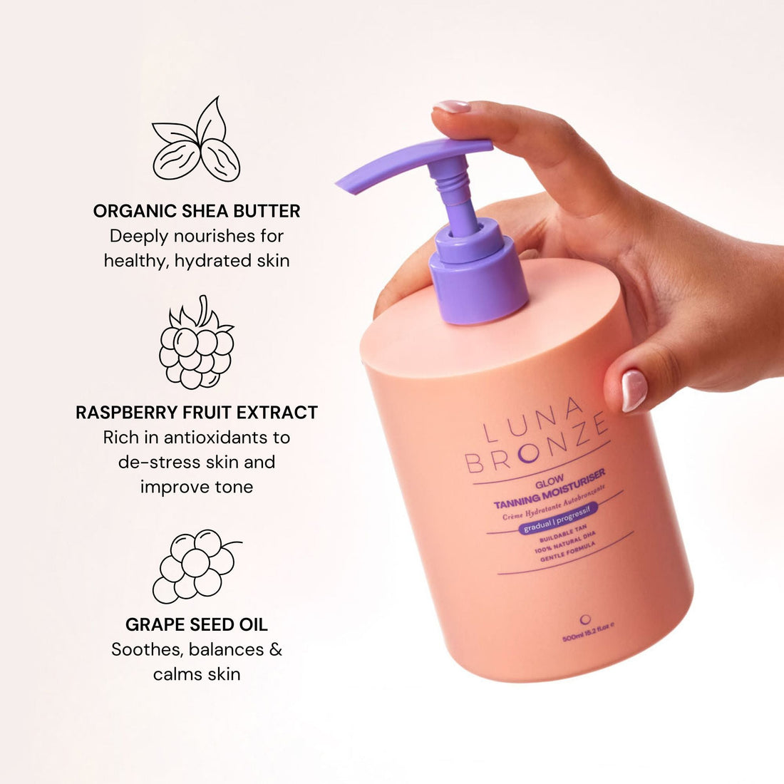 Luna Bronze - Glow Gradual Tanning Moisturizer