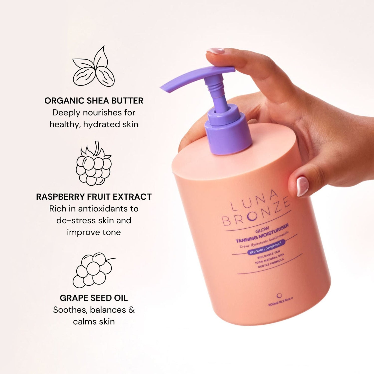 Luna Bronze - Glow Gradual Tanning Moisturizer