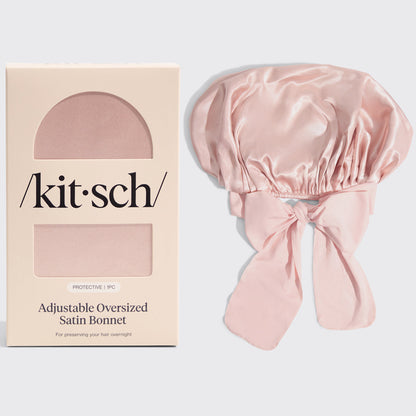 KITSCH - Satin Oversized Bonnet - Blush