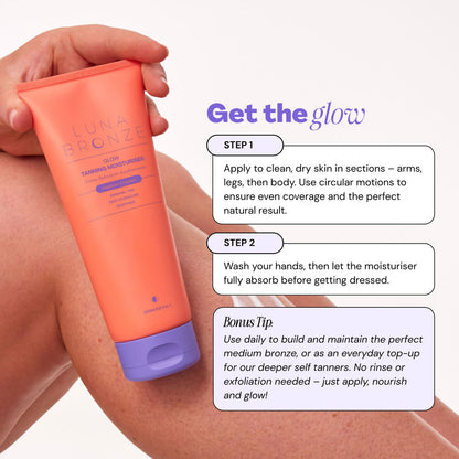 Luna Bronze - Glow Tanning Moisturizer (Medium)