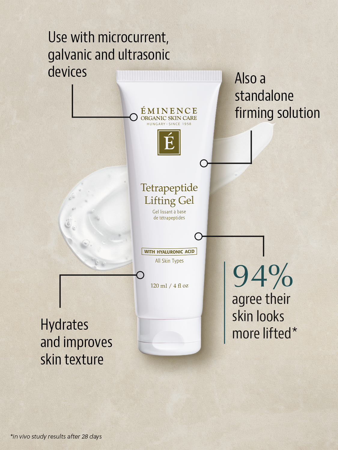 Eminence Organics Tetrapeptide Lifting Gel
