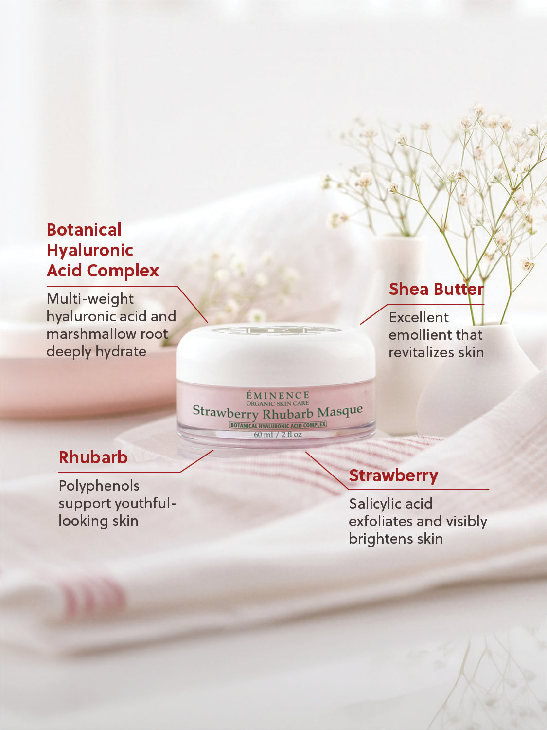 Eminence Organics Strawberry Rhubarb Masque (Limited Edition)