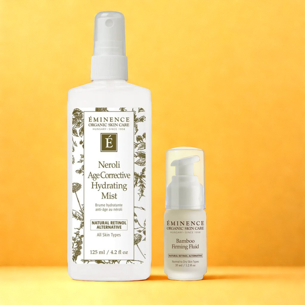 Eminence Organics Restore &amp; Refresh Bundle (Bamboo Firming Fluid + Neroli Age Corrective Hydrating Mist)