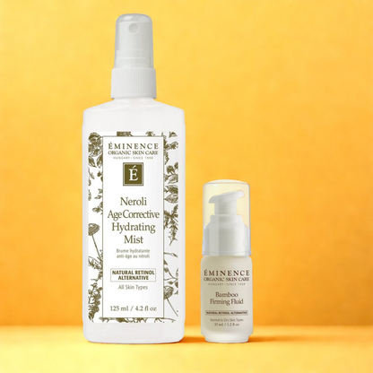 Eminence Organics Restore &amp; Refresh Bundle (Bamboo Firming Fluid + Neroli Age Corrective Hydrating Mist)