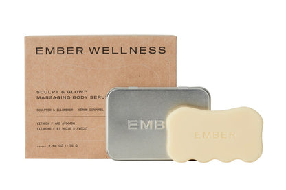 Ember Wellness - Massaging Body Serum Bar with Case