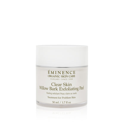 Eminence Organics Clarity Bundle (Clear Skin Probiotic Cleanser + Kombucha Microbiome Balancing Essence + Clear Skin Probiotic Moisturizer + Clear Skin Willow Bark Exfoliating Peel + Clear Skin Probiotic Masque)